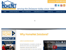 Tablet Screenshot of homenetsolutions.com
